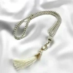 Gebetskette aus 99 Perlen beige