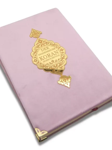 Koran arabisch deutsch puderrosa