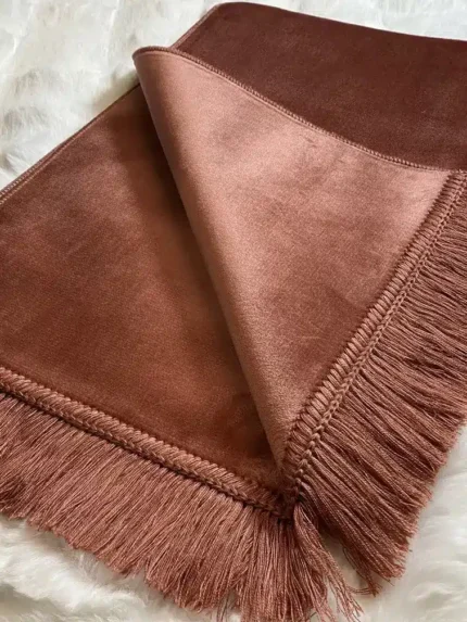 Samtgebetsteppich altrosa