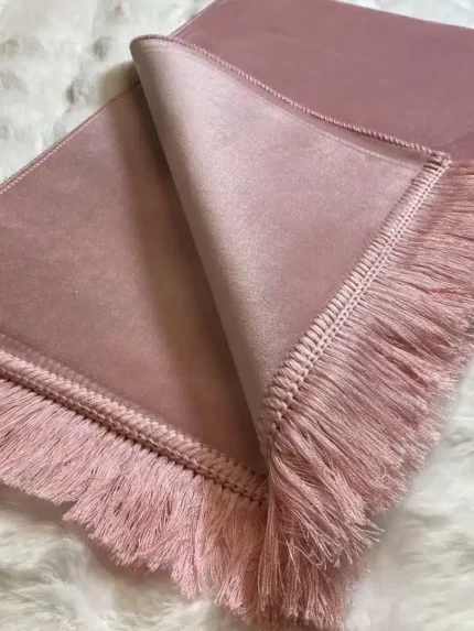 Samtgebetsteppich hellrosa