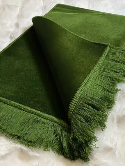 Samtgebetsteppich-walnussgrün