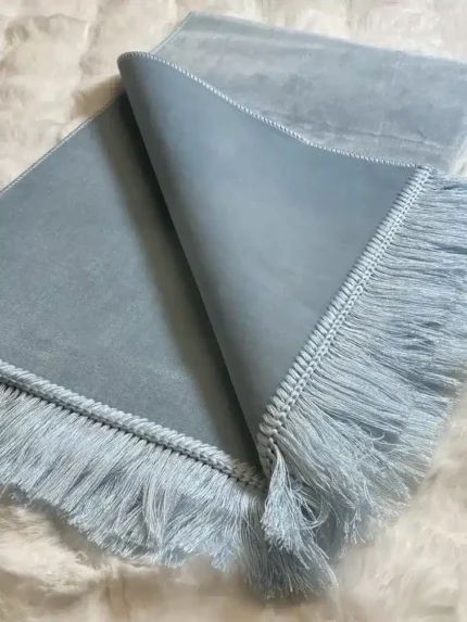 Samtgebetsteppich babyblau