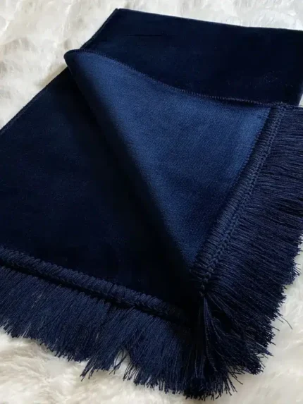 Samtgebetsteppich dunkelblau