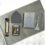 Personalisierter Gebetsteppich mit Namen Set – einfarbig & musterlos