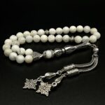 Tesbih - Weißer Mondstein