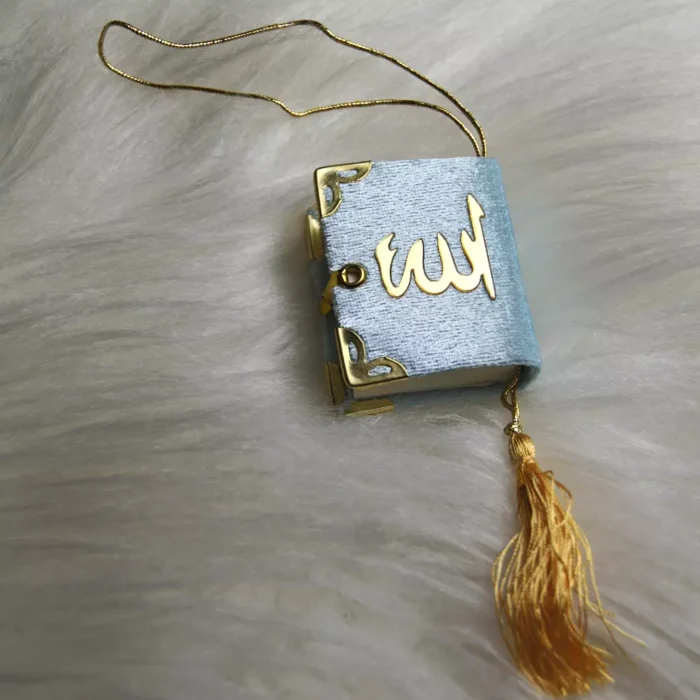 Minikorananhänger hellblau