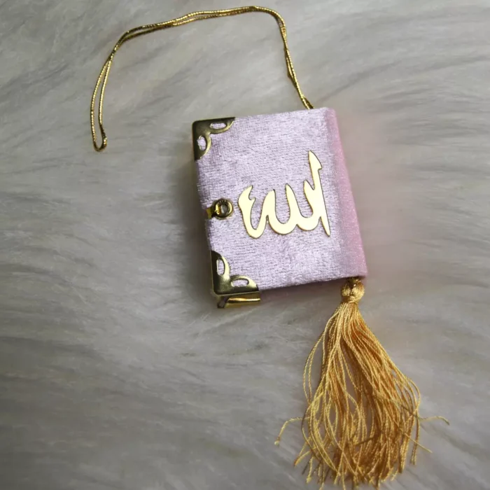 Minikorananhänger puderrosa