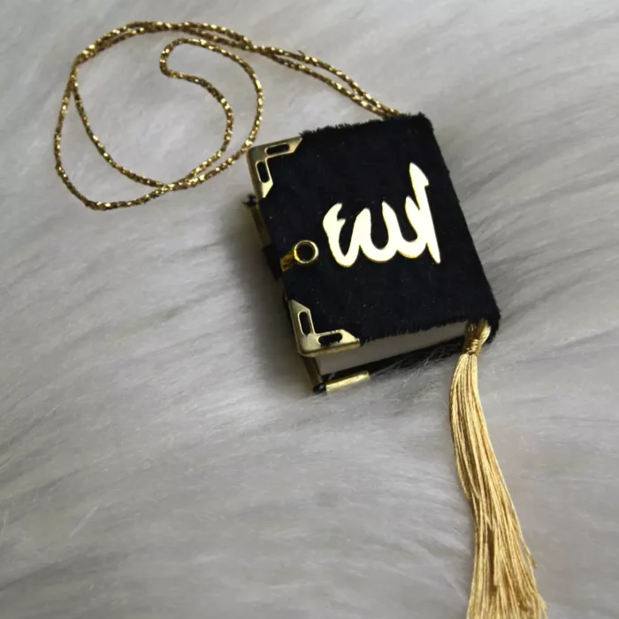 Minikorananhänger schwarz