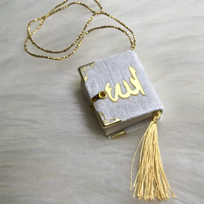 Minikorananhänger weiß