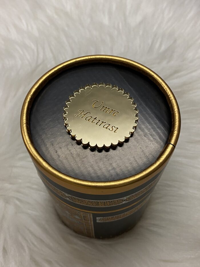 Umrah Geschenk Kaaba Box mit Gebetsteppich und Gebetskette schwarz – Bild 8