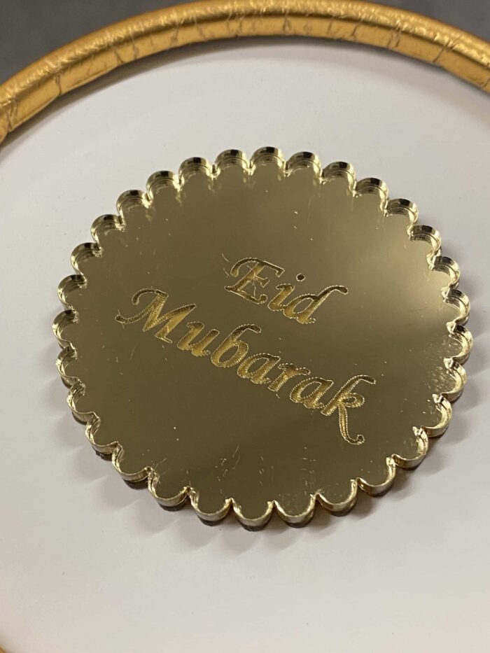 Eid-Geschenk Kaaba Box mit Gebetsteppich und Gebetskette weiß – Bild 2