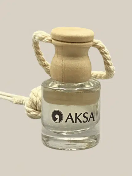 Eine kleine Autoduftflasche