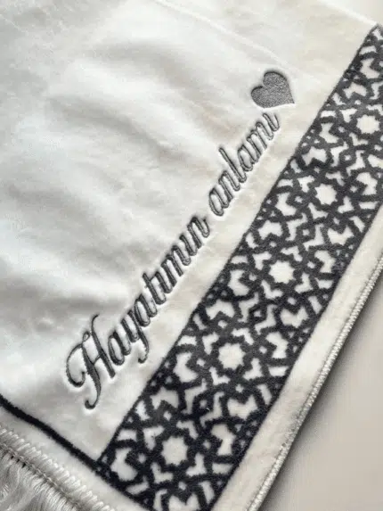 Gebetsteppich mit Namen Set Dubai Roségold Dubai Gebetsteppich modern roségold Personalisierter Gebetsteppich Geschenk Set Gebetsteppich Set Ramadan Eid